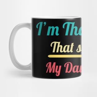 I'm Thankful That She's My Daughter, vintage Mug